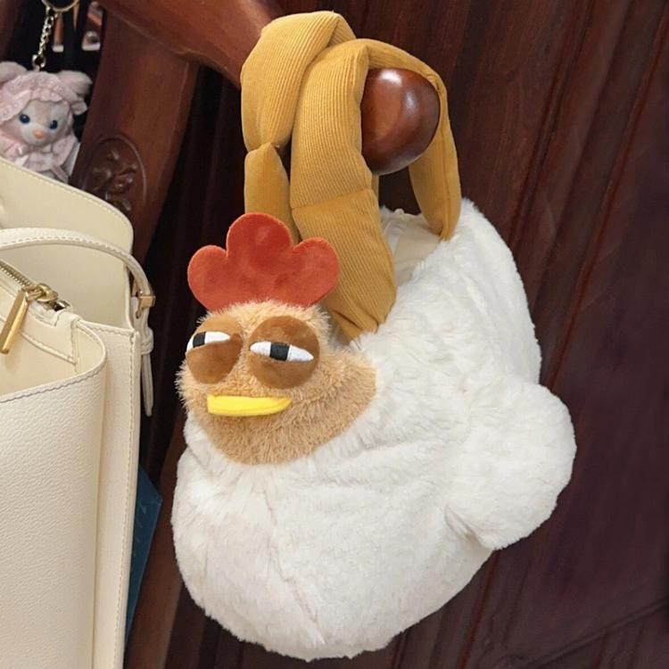 Плюшевая сумка Coo с курицей
