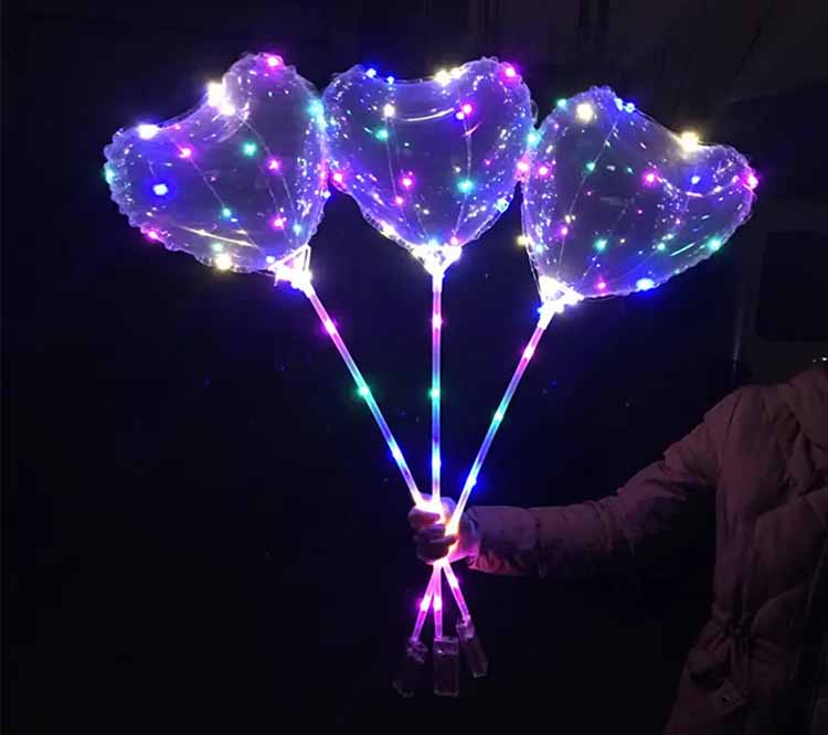 heart-shaped bobo balloon